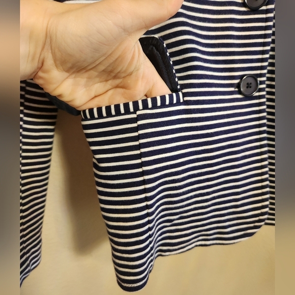 Talbots Striped Blazer Size Small - Picture 4 of 11